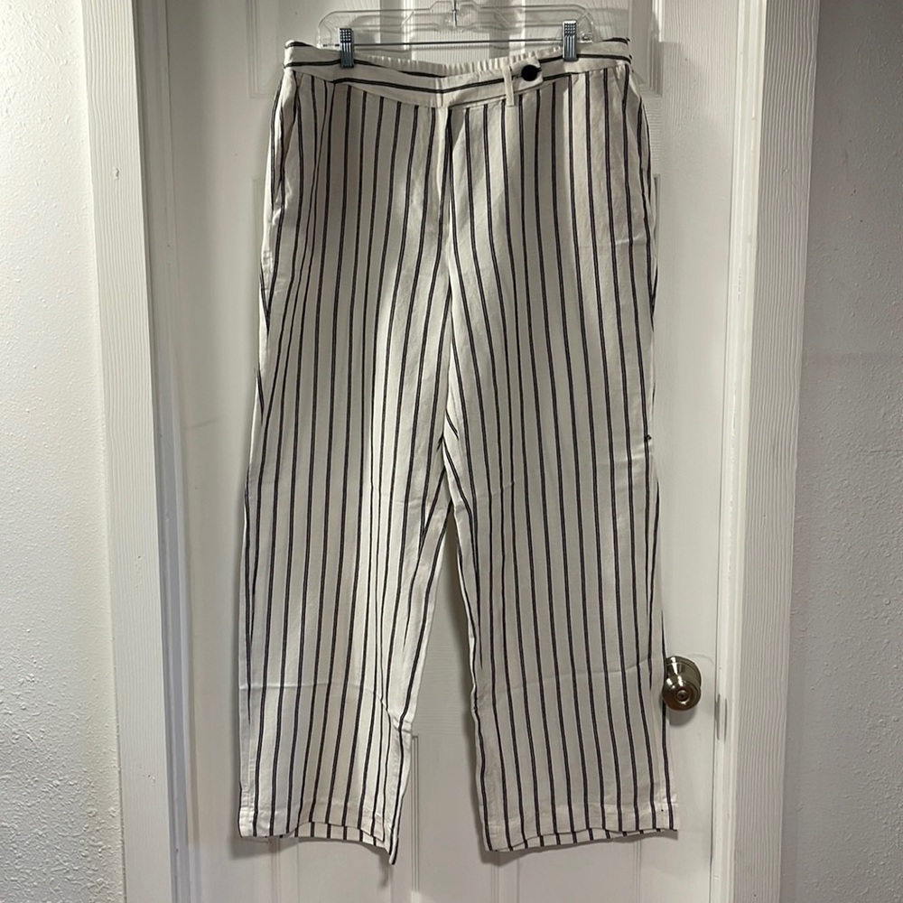 J. Jill linen wide-leg trouser